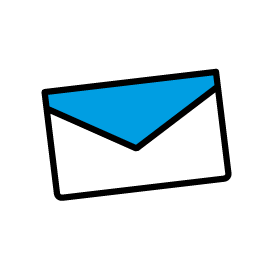 Icoon van een envelop